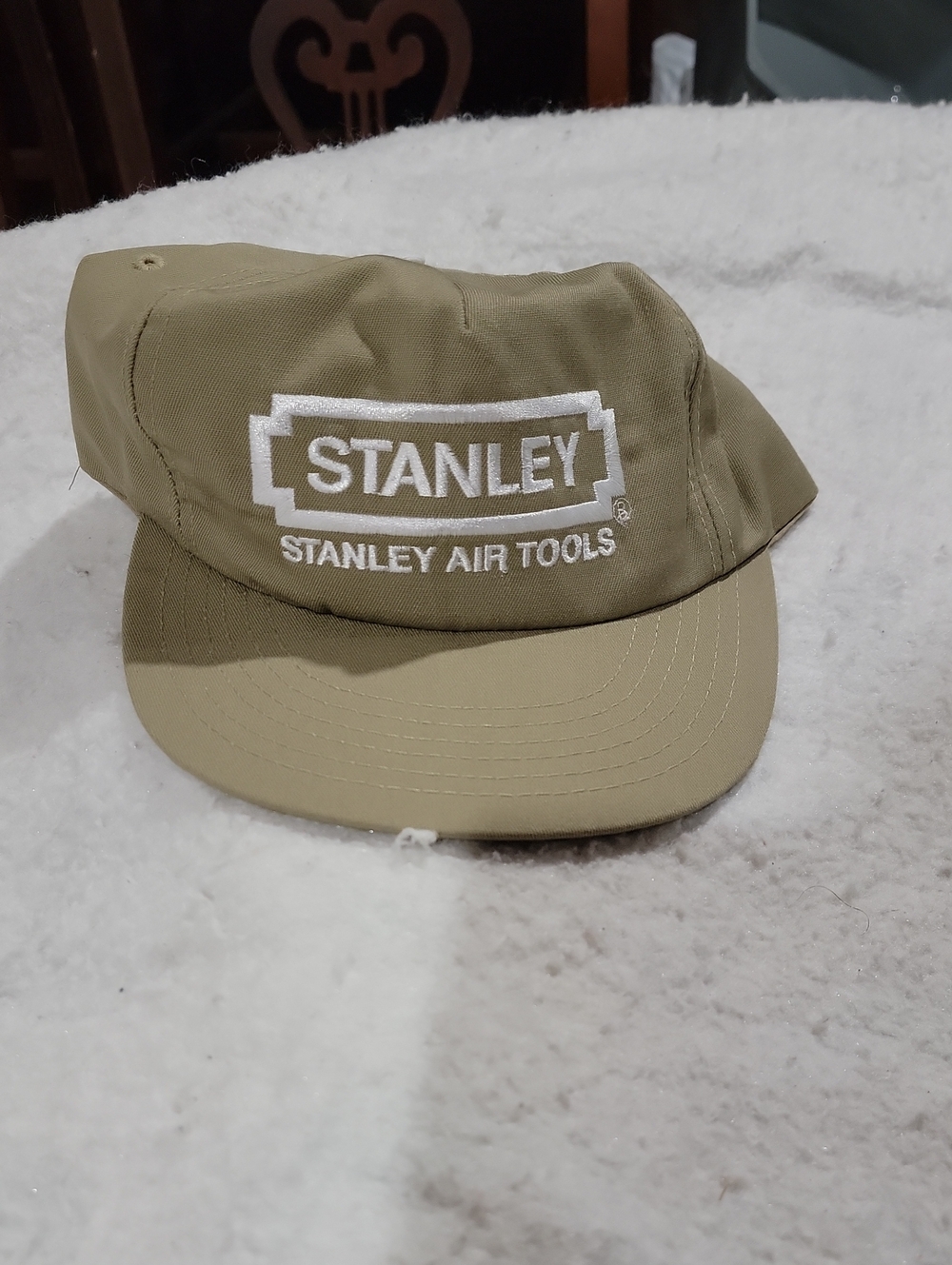 Stanley Khaki Cap with White Embroidered Logo
